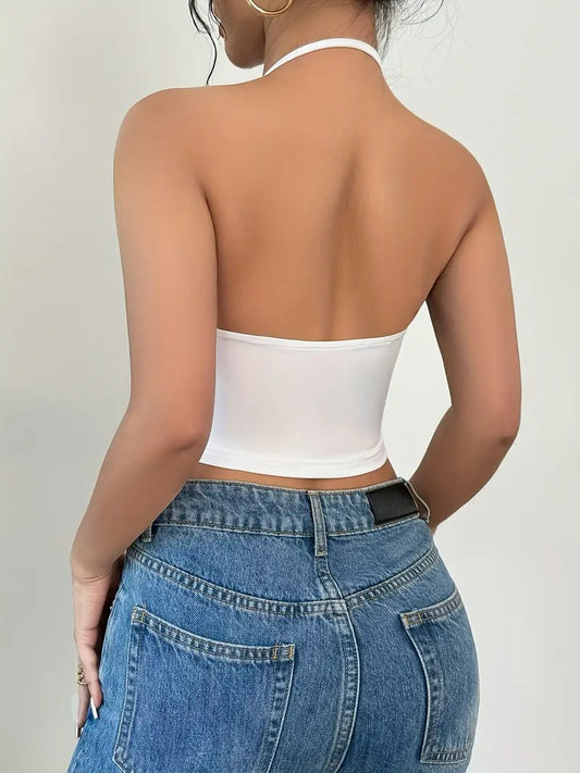 Elegant Halter Top