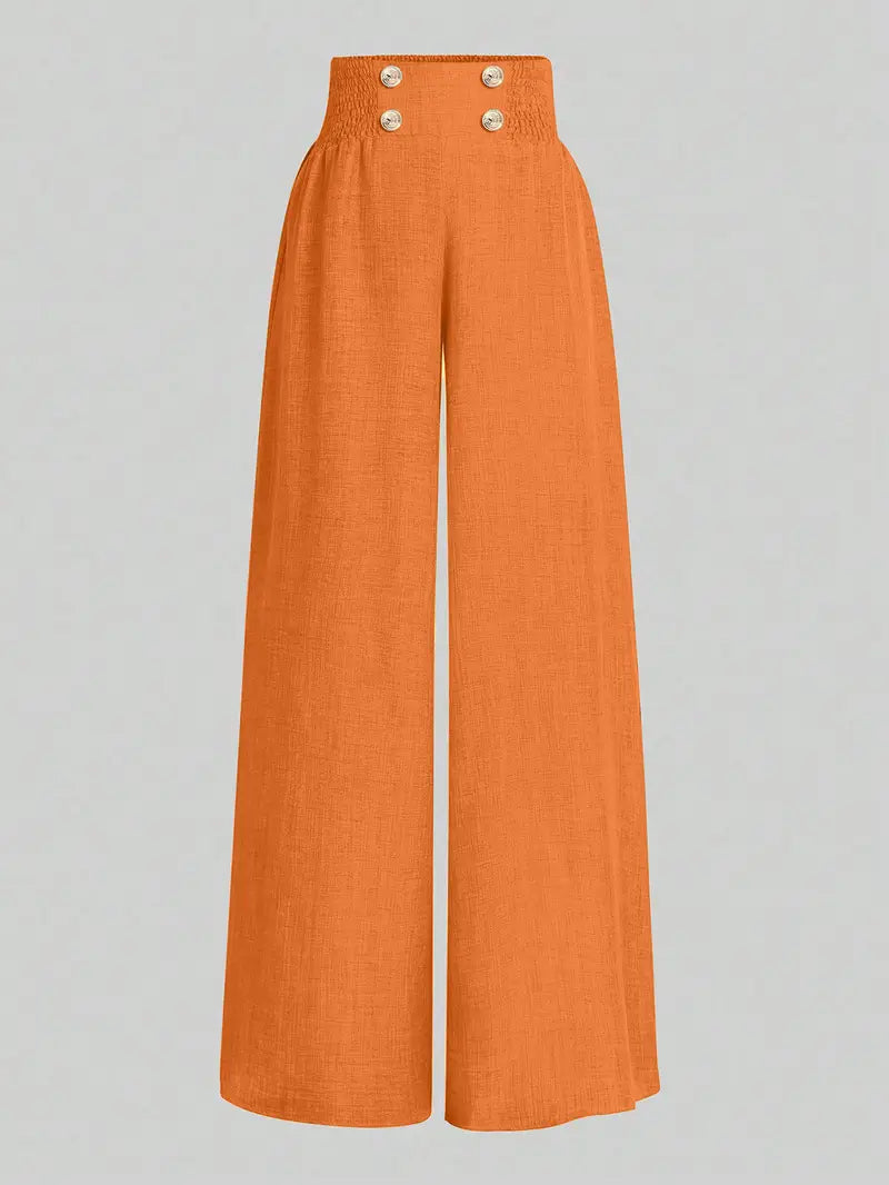 Chic Office Casual Wideleg Pants