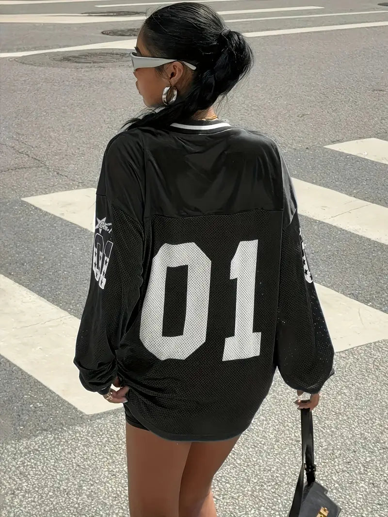 Legendary Chic Athletic Long Sleeve Top