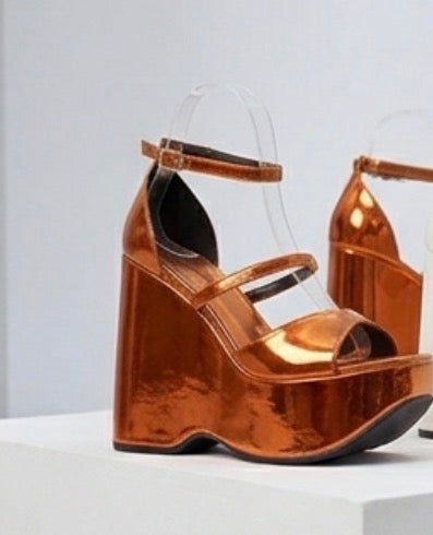 Bold Statements Chunky Platform Heels