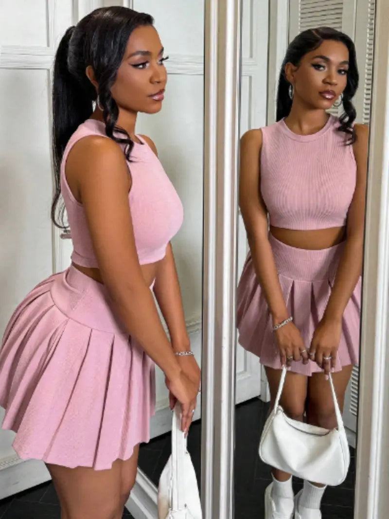 Divine Feminine Tennis Skirt Set