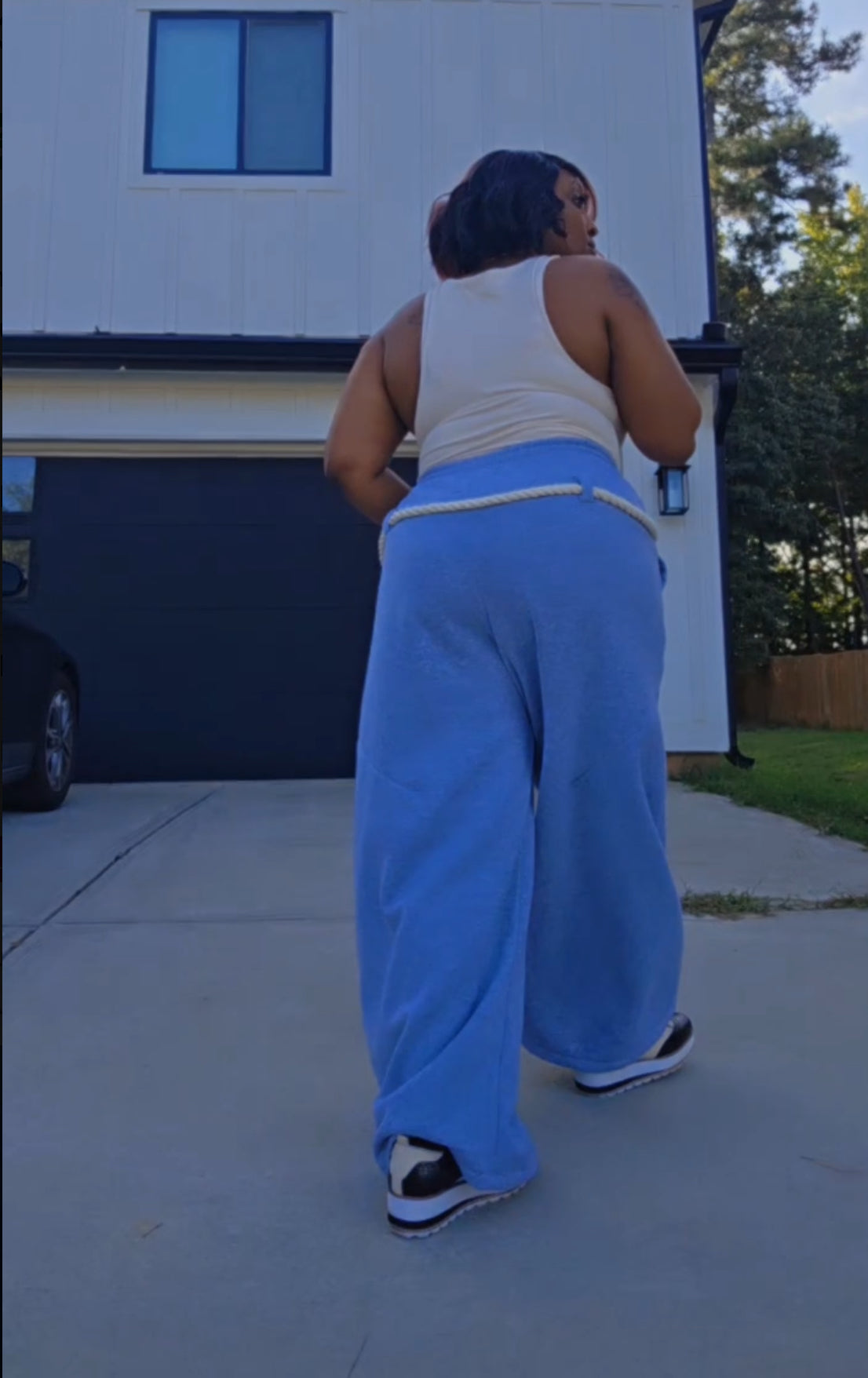 Luxe Comfy Cozy Street Chic Rope Tied Joggers