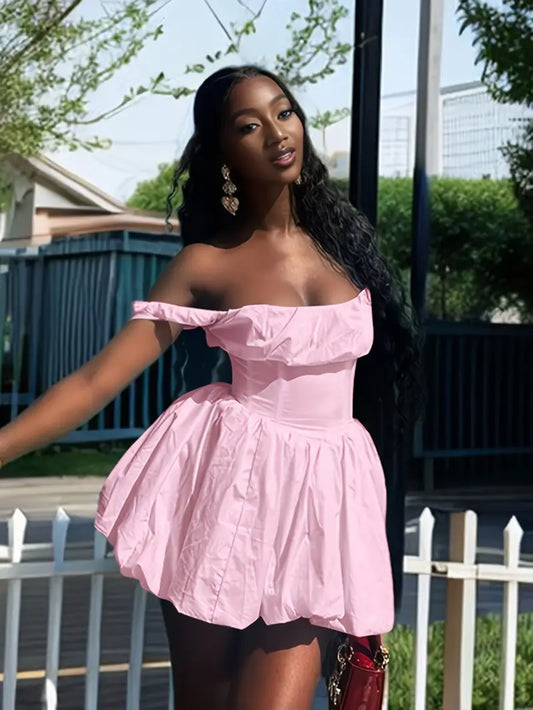 Brunch On Sundays Elegannt Bubble Dress