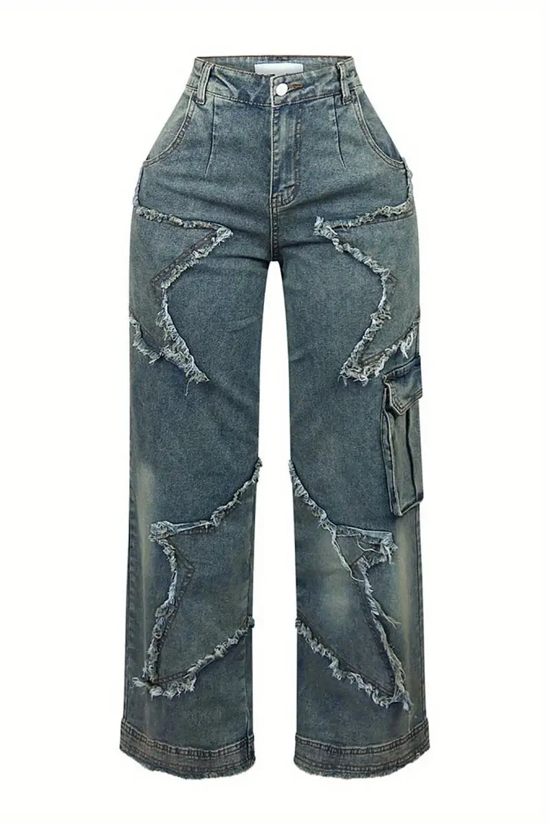 Star Quality High Waist Retro Jeans