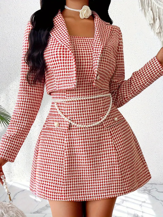 Charming Two Piece Dress Suit