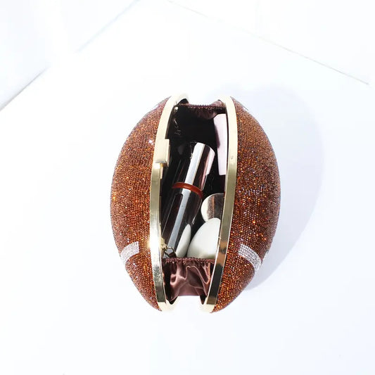 Elegant Luxe Football Clutch