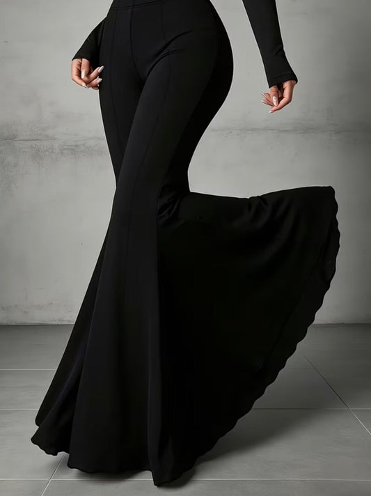 Sleek comfortable Versatile Flared Pants