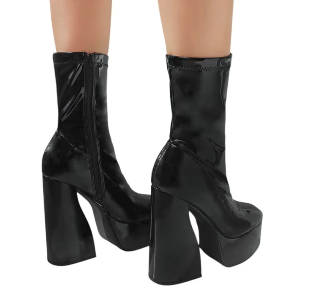Chunky Platform Ankle Boots