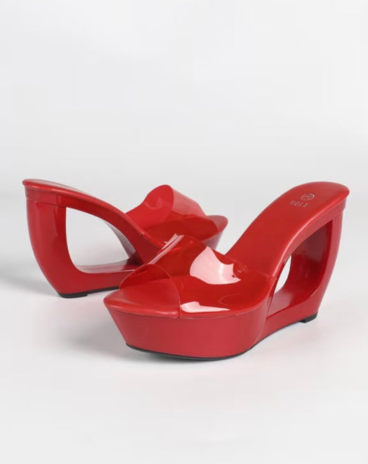 Bold Jelly Platform Heels