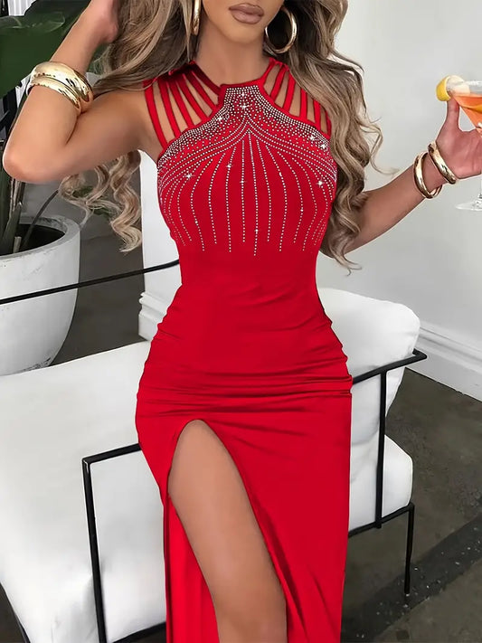 Graced Elegant Sexy Split Party Dress