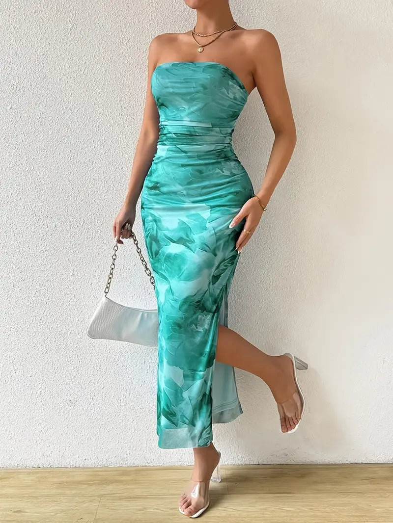 Classy Split Maxi Dress