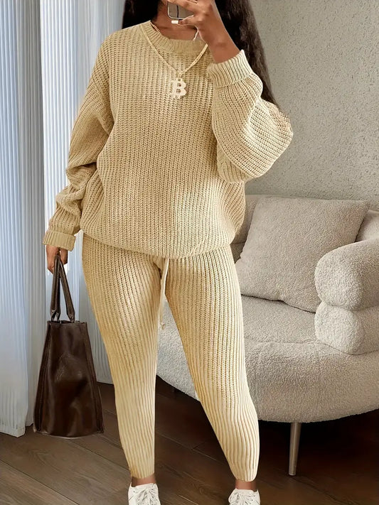 Chilly Warm Soft Knitted Set