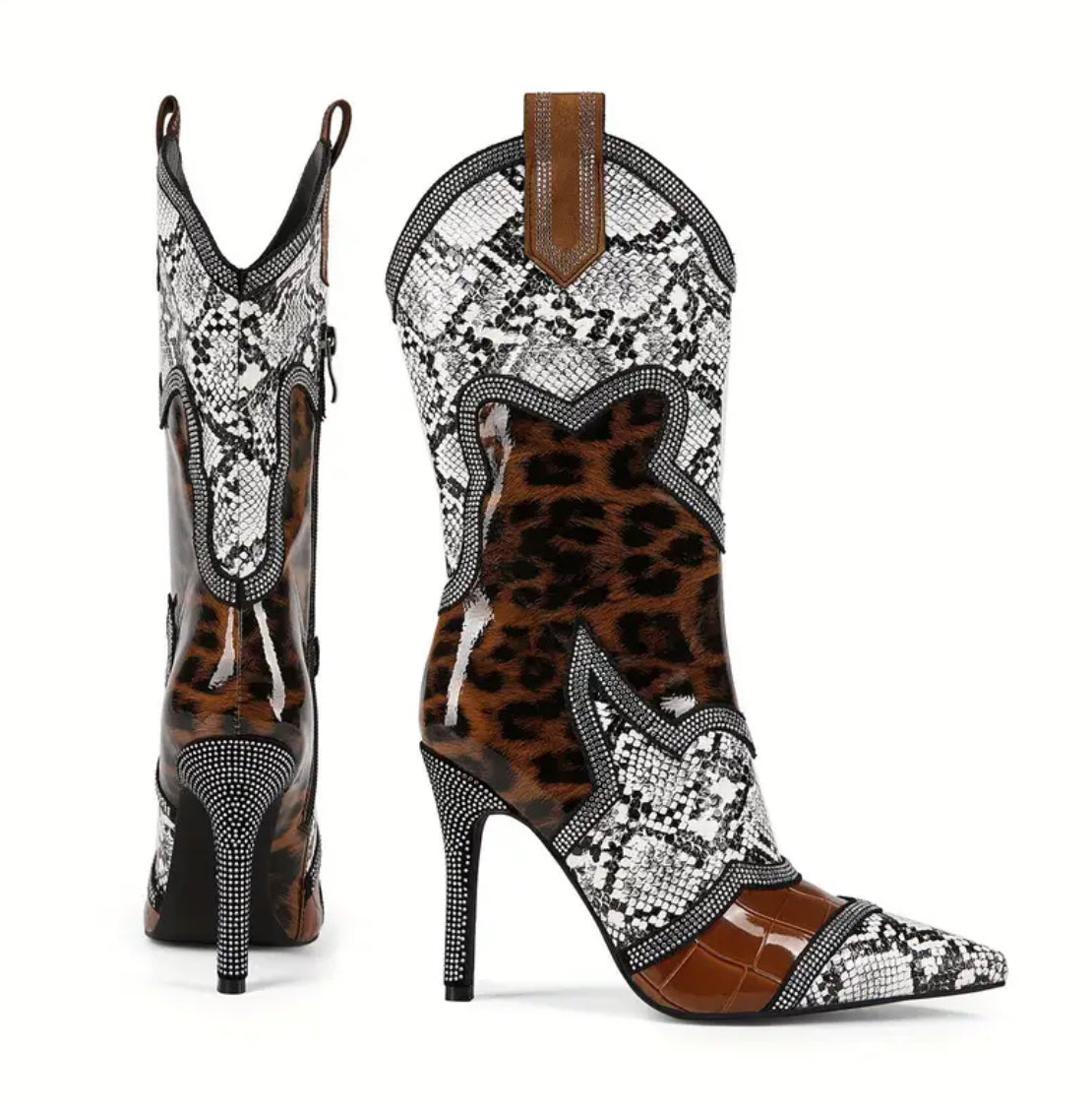 Luxe Limited Edition Leopard Print Boots