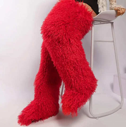 Warm Long Comfy Fluff Boots