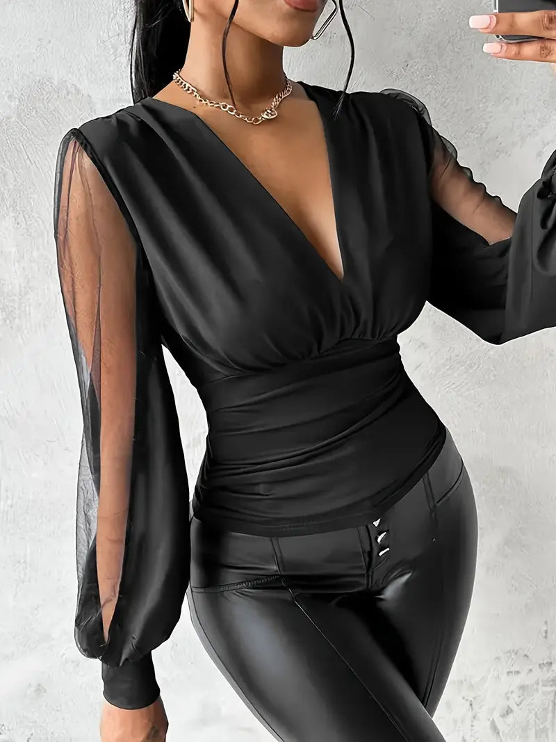 Chic & Sheer Elegant Top