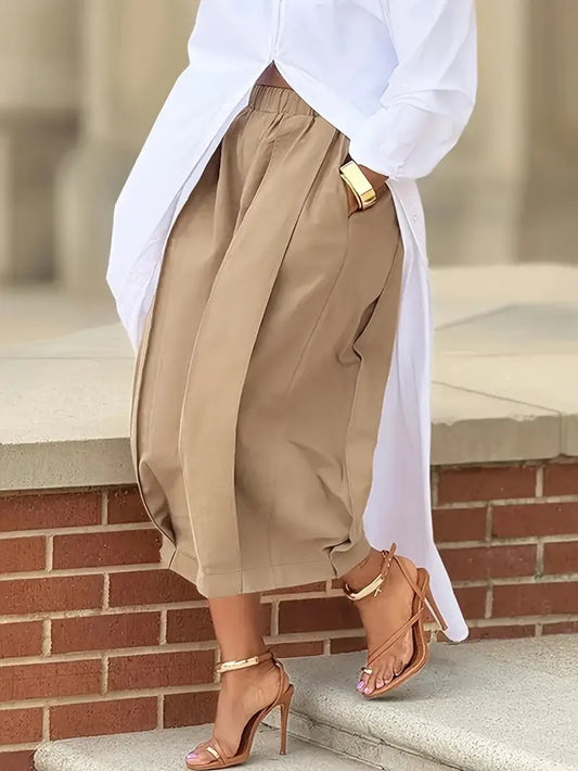 Exclusive High End Business Chic Oversized Shorts