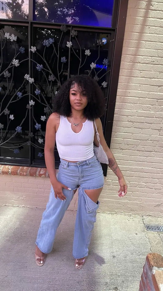 Exclusive Chic Detachable Transition Pants