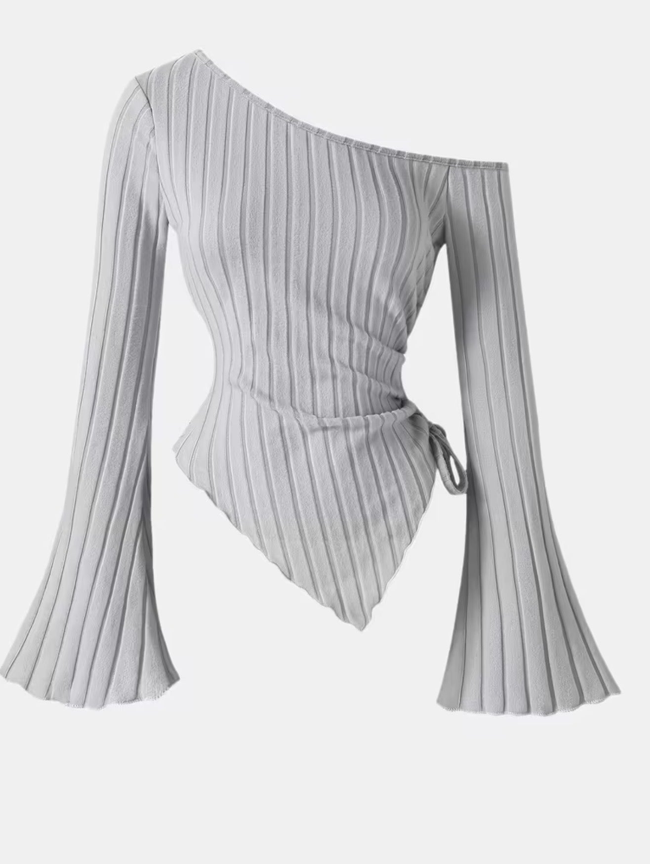 Trendy Off Shoulder Triangle Top