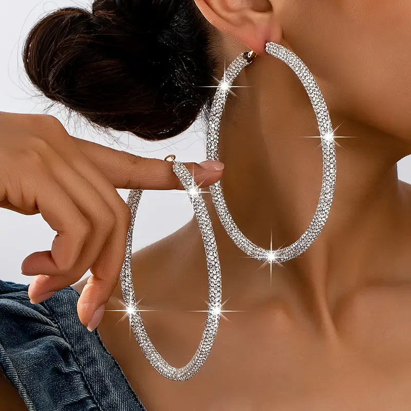 Diamond Cut Luxe Hoops