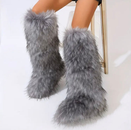 Warm & Comfortable Bear Fur Boots