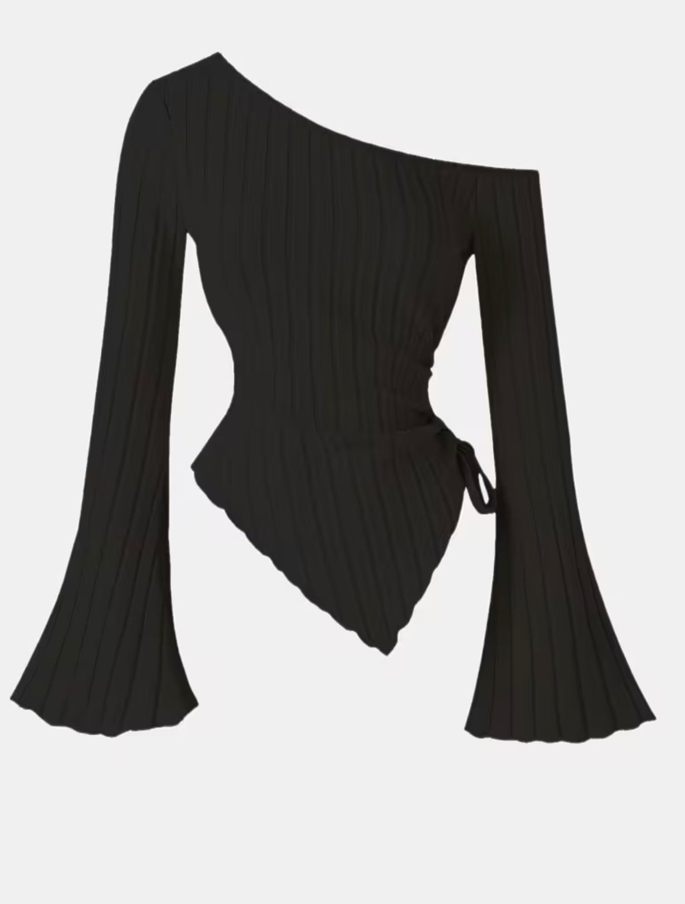 Trendy Off Shoulder Triangle Top