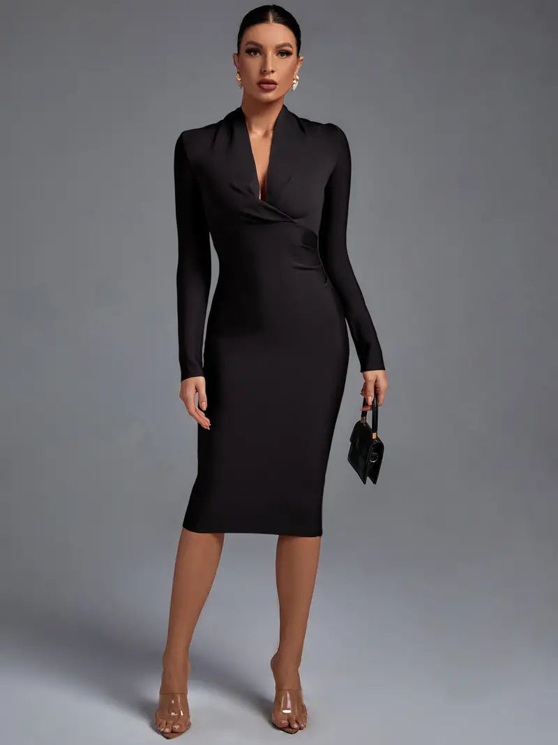 Power Play Sleek Business Dress