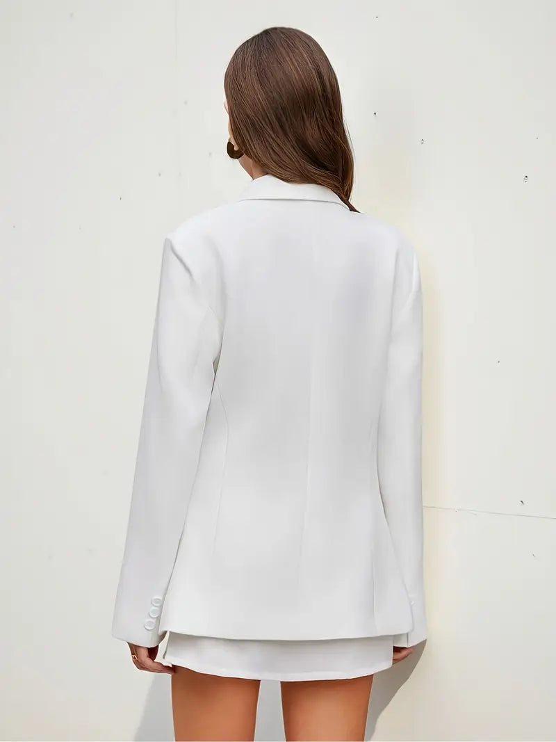Chic & Elegant Fashion Ready Solid Color Blazer
