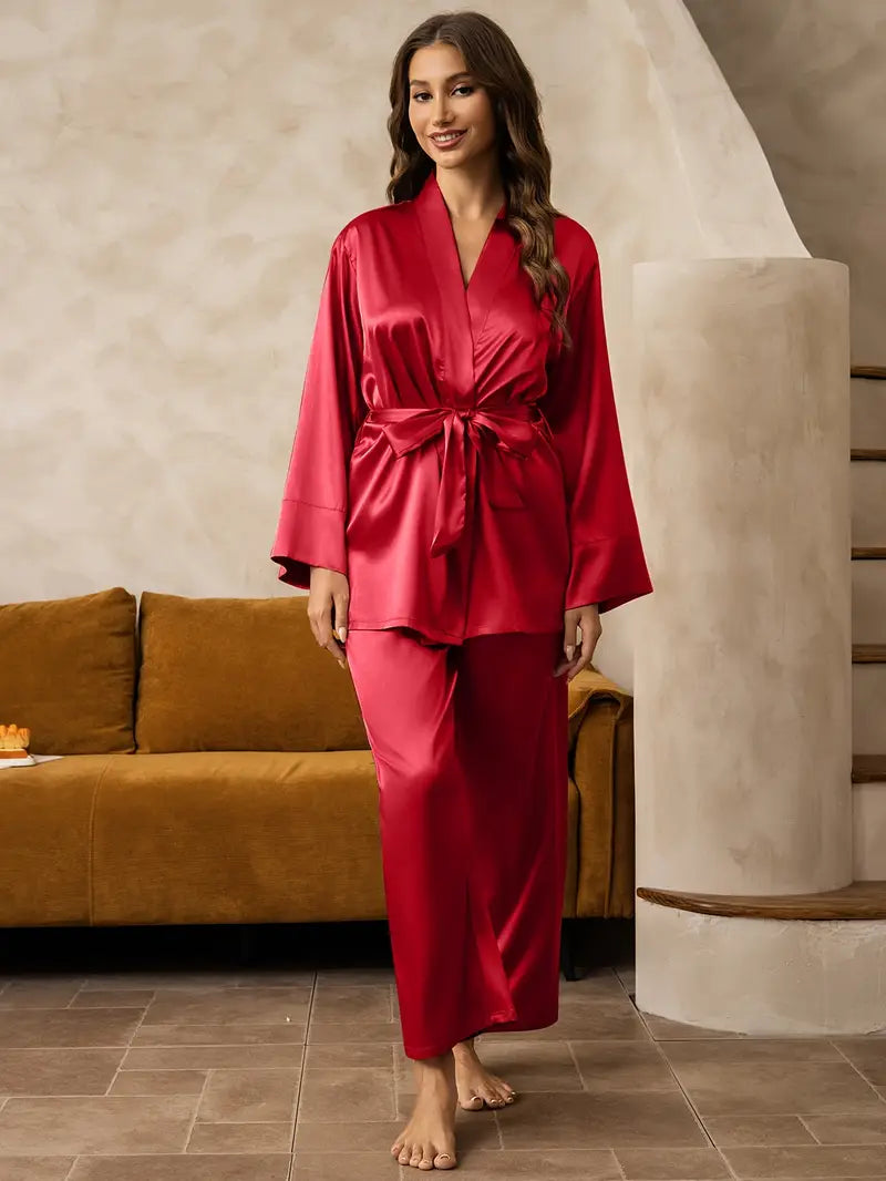 Silk Double Satin Pajama Set