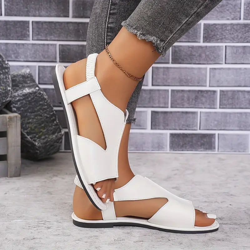 Comfy Open Toe Flats