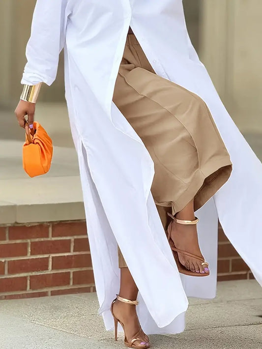 Exclusive High End Business Chic Oversized Shorts
