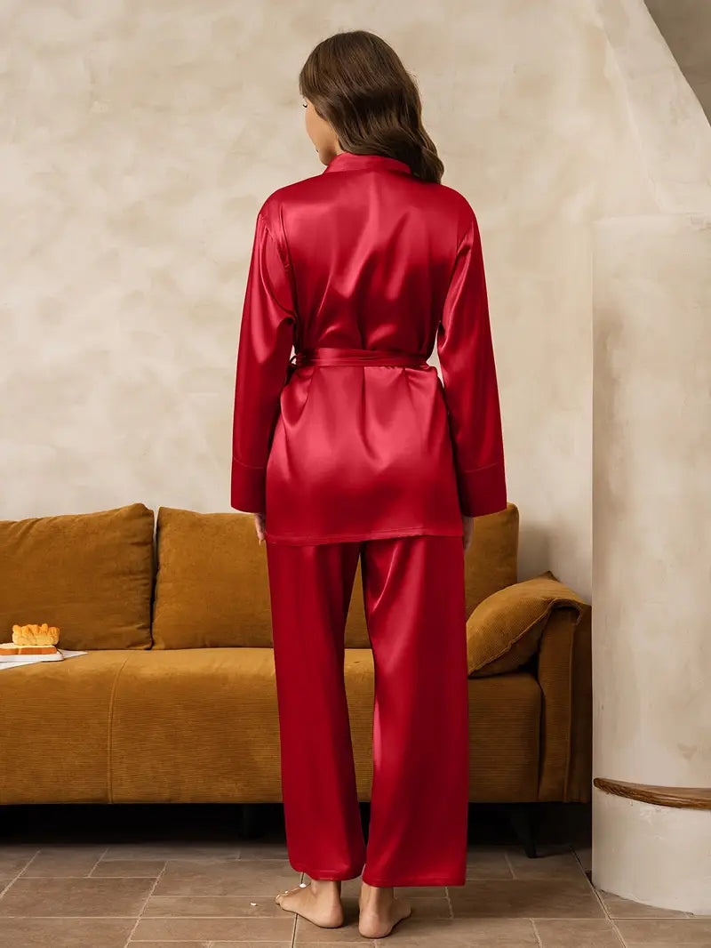 Silk Double Satin Pajama Set