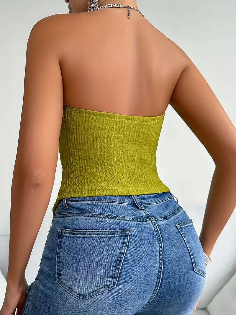 Chic Strapless Tube Top