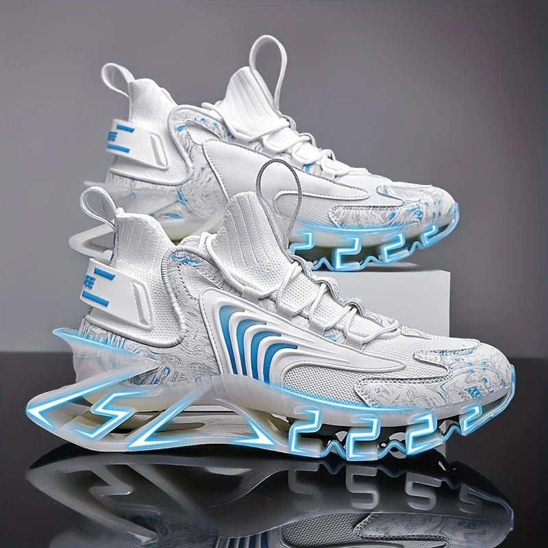Exclusive Platform Powder Blue Running Sneakers