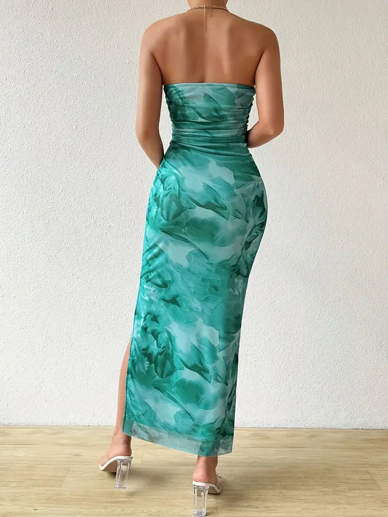 Classy Split Maxi Dress