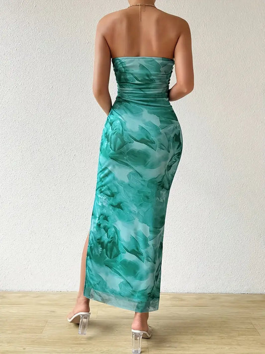 Classy Split Maxi Dress
