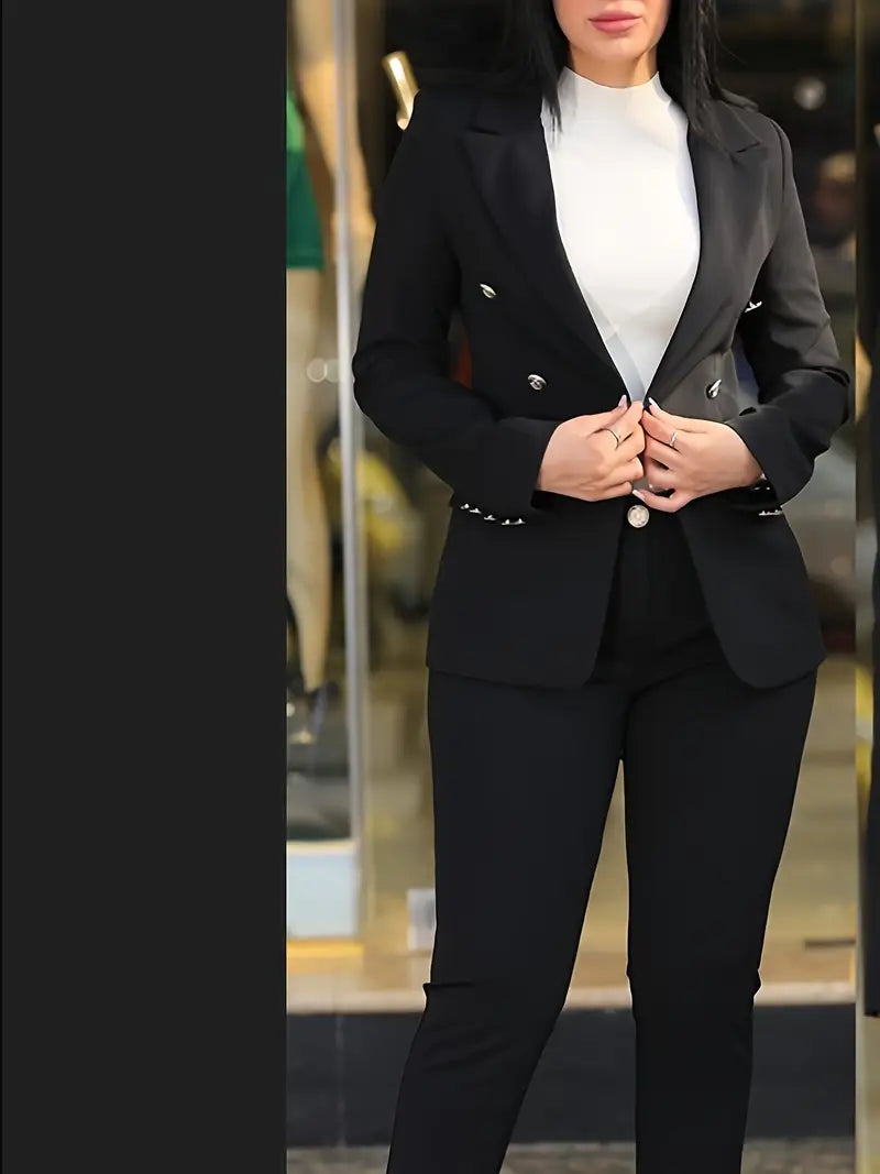 Stylish Sleek Womens Two Piece Business Suit