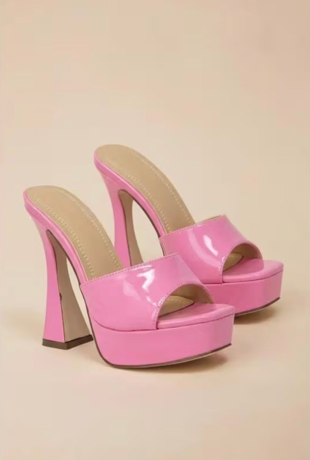 Platform Patent High Heels