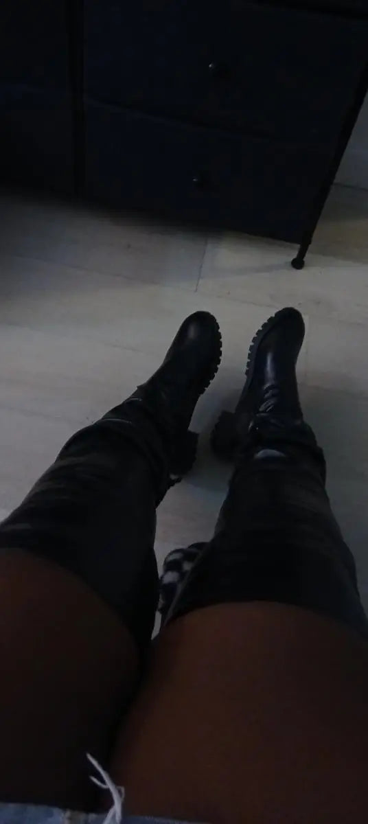 Exclusive Leather Thigh High Boots