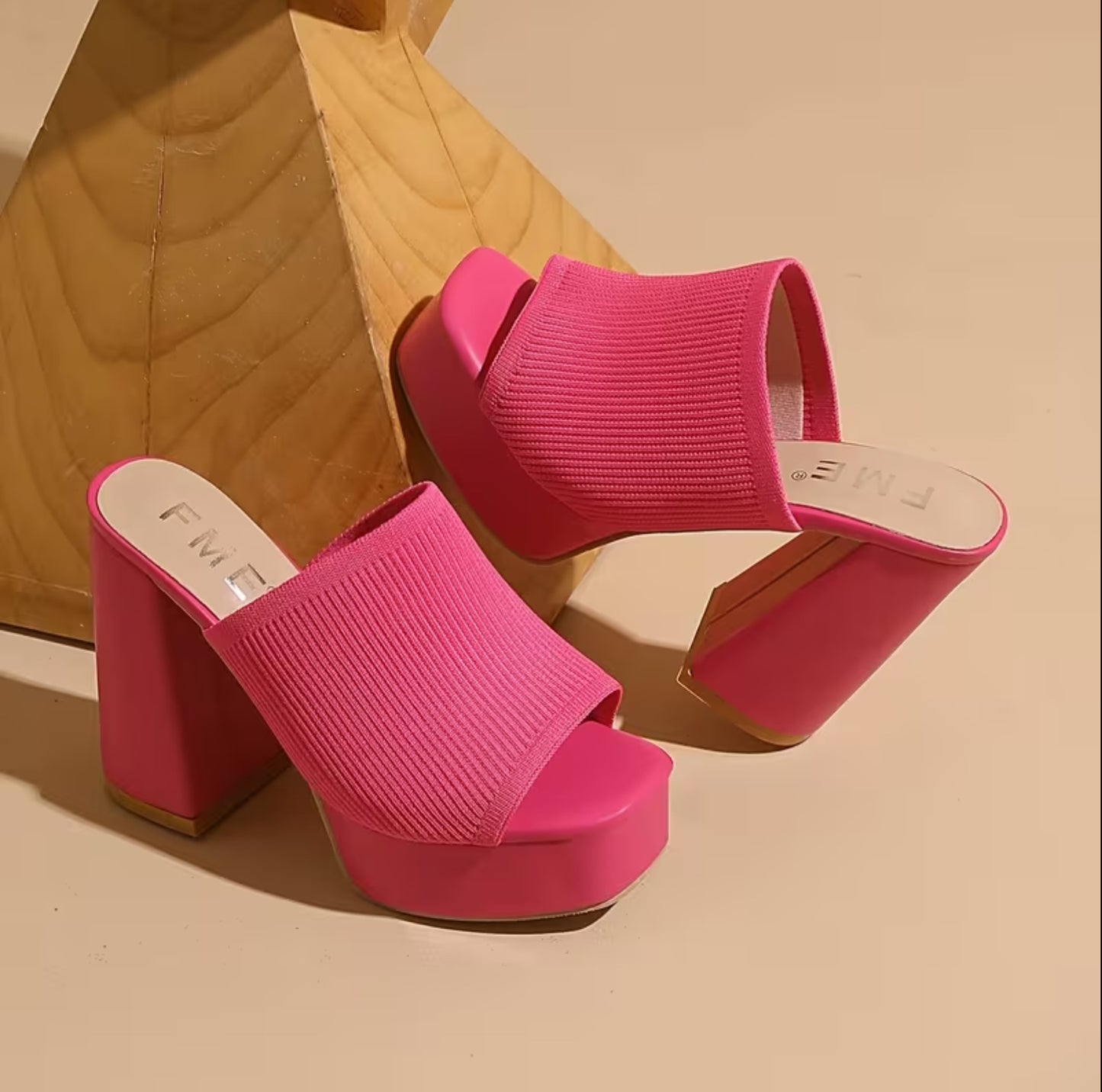 Chunky Platform High Heels