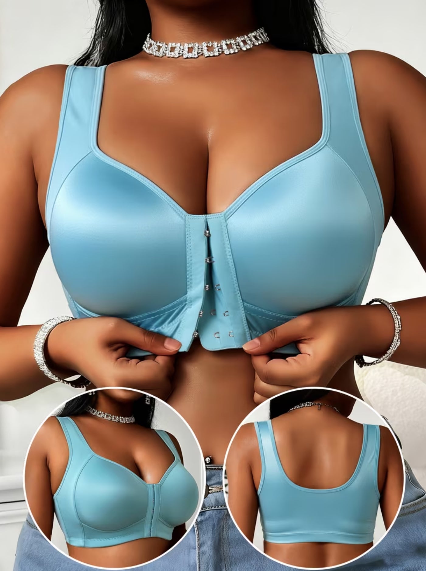 Seamless Satin Bra