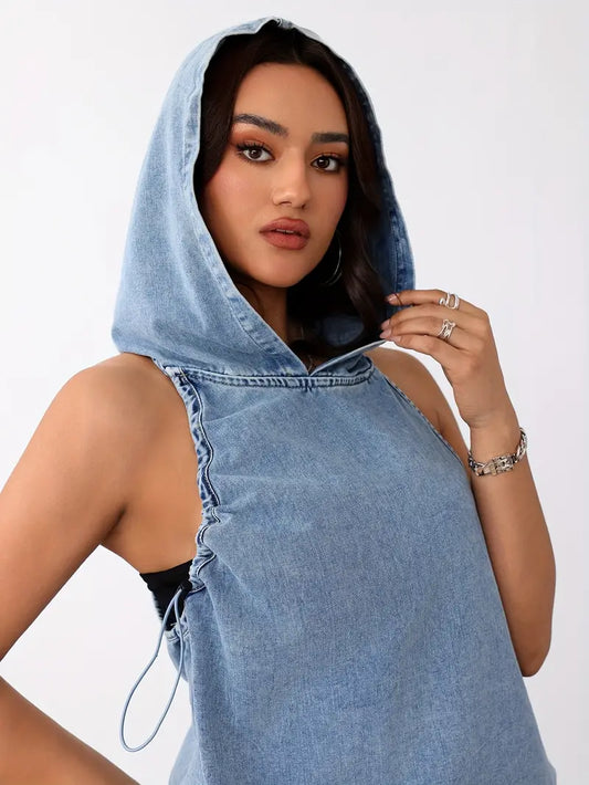 Chic Casual Denim Top