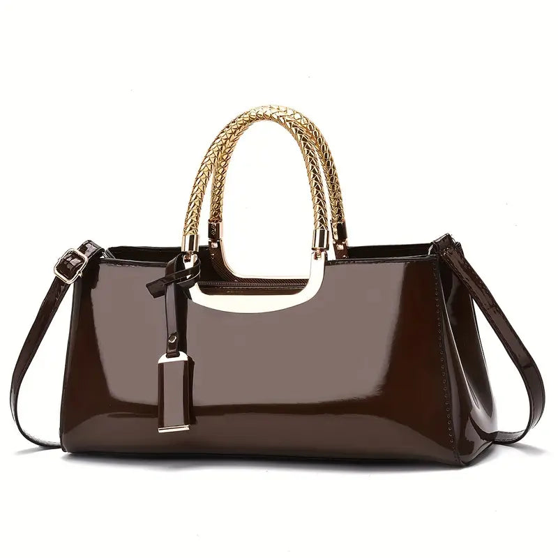 Elegant High Gloss Evening Clutch