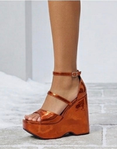 Bold Statements Chunky Platform Heels