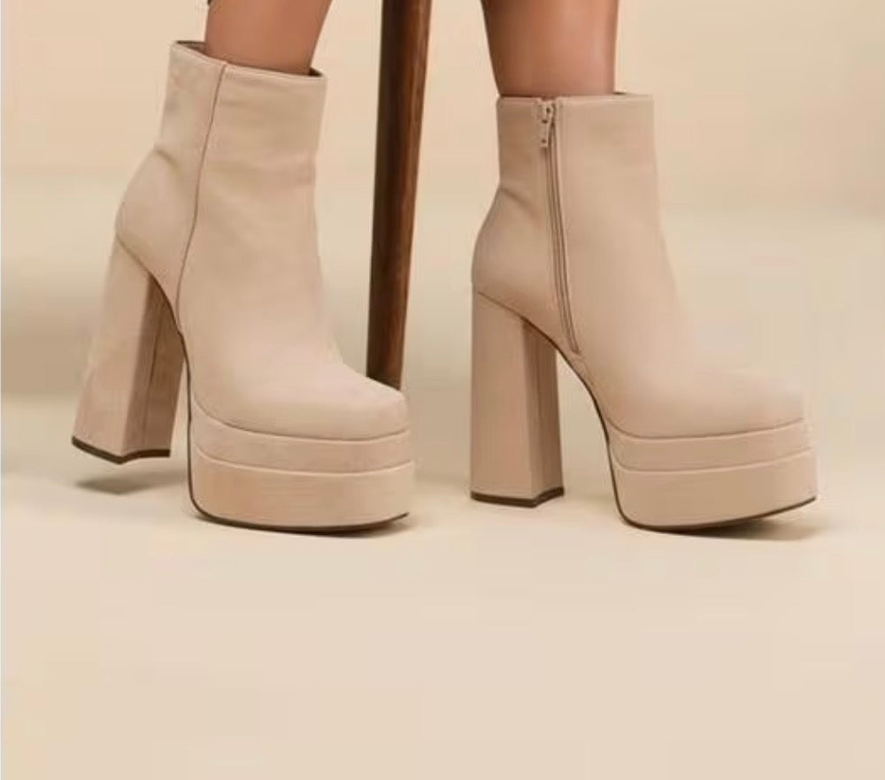 Limited Edition Double Platform Ankle Boots