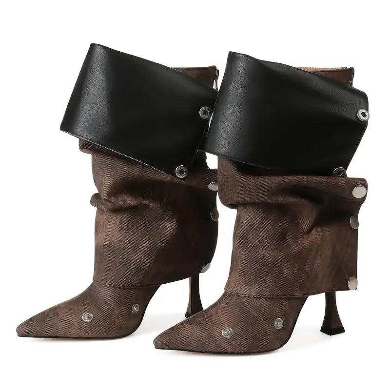 High Fashion Snap Boots