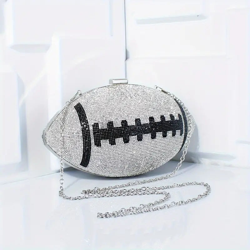 Elegant Luxe Football Clutch