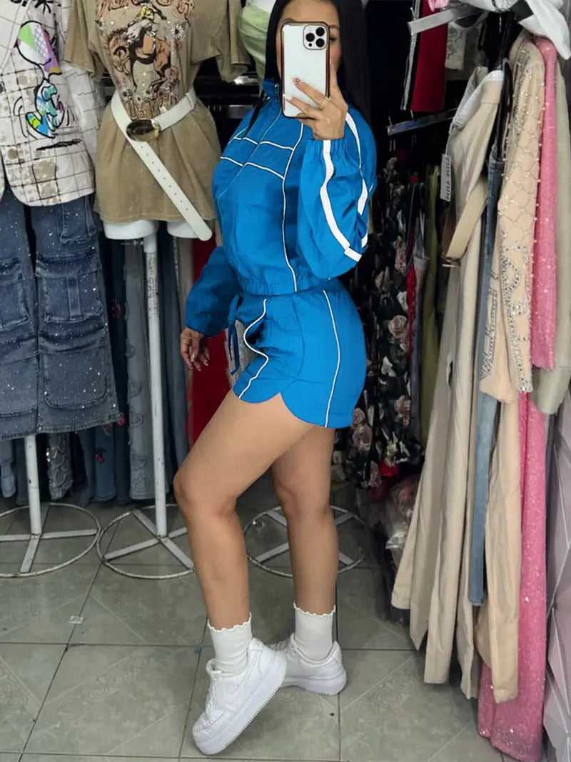 Comfy & Sleek Shorts Tracksuit