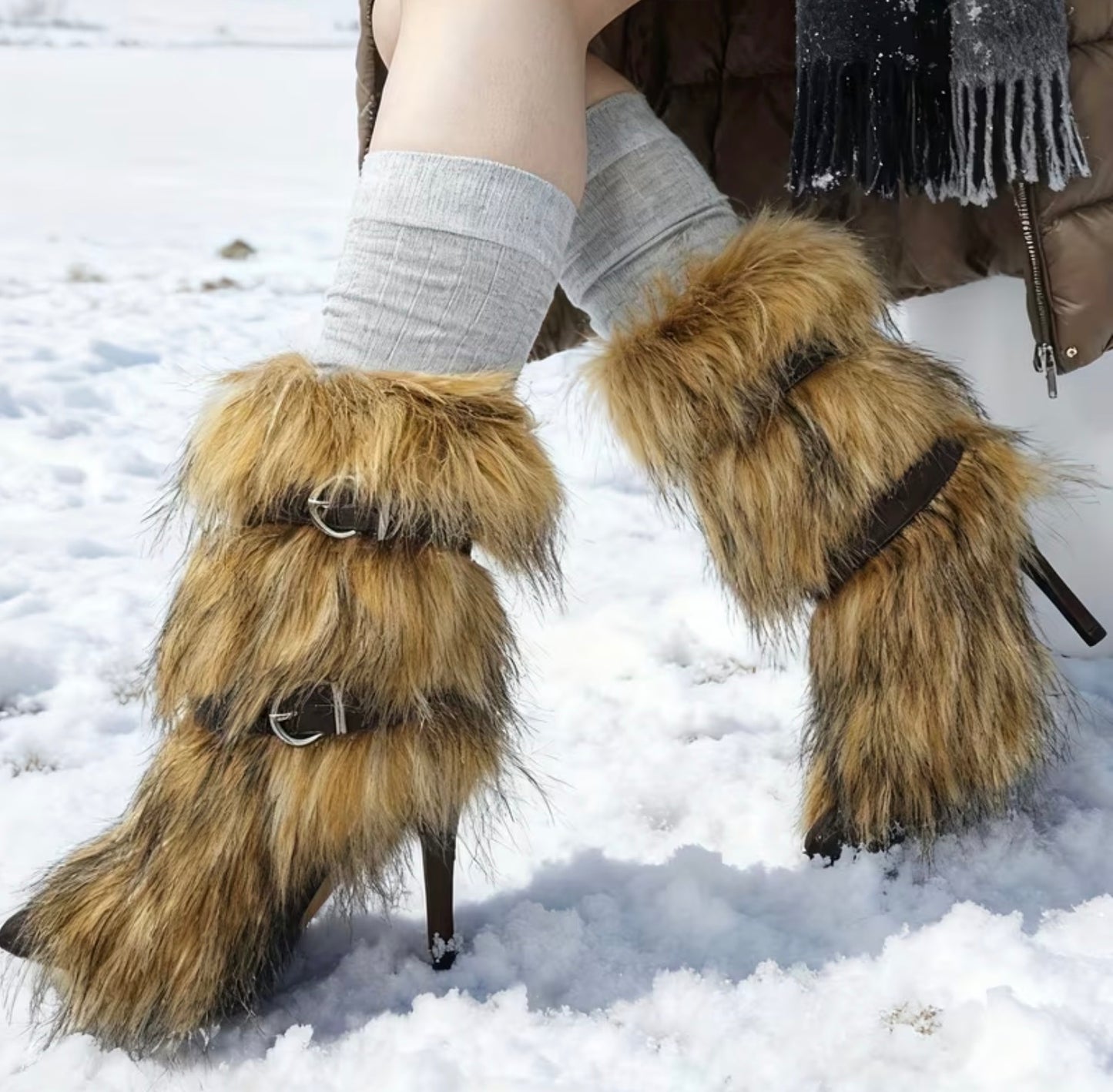 Snow Fur Heels