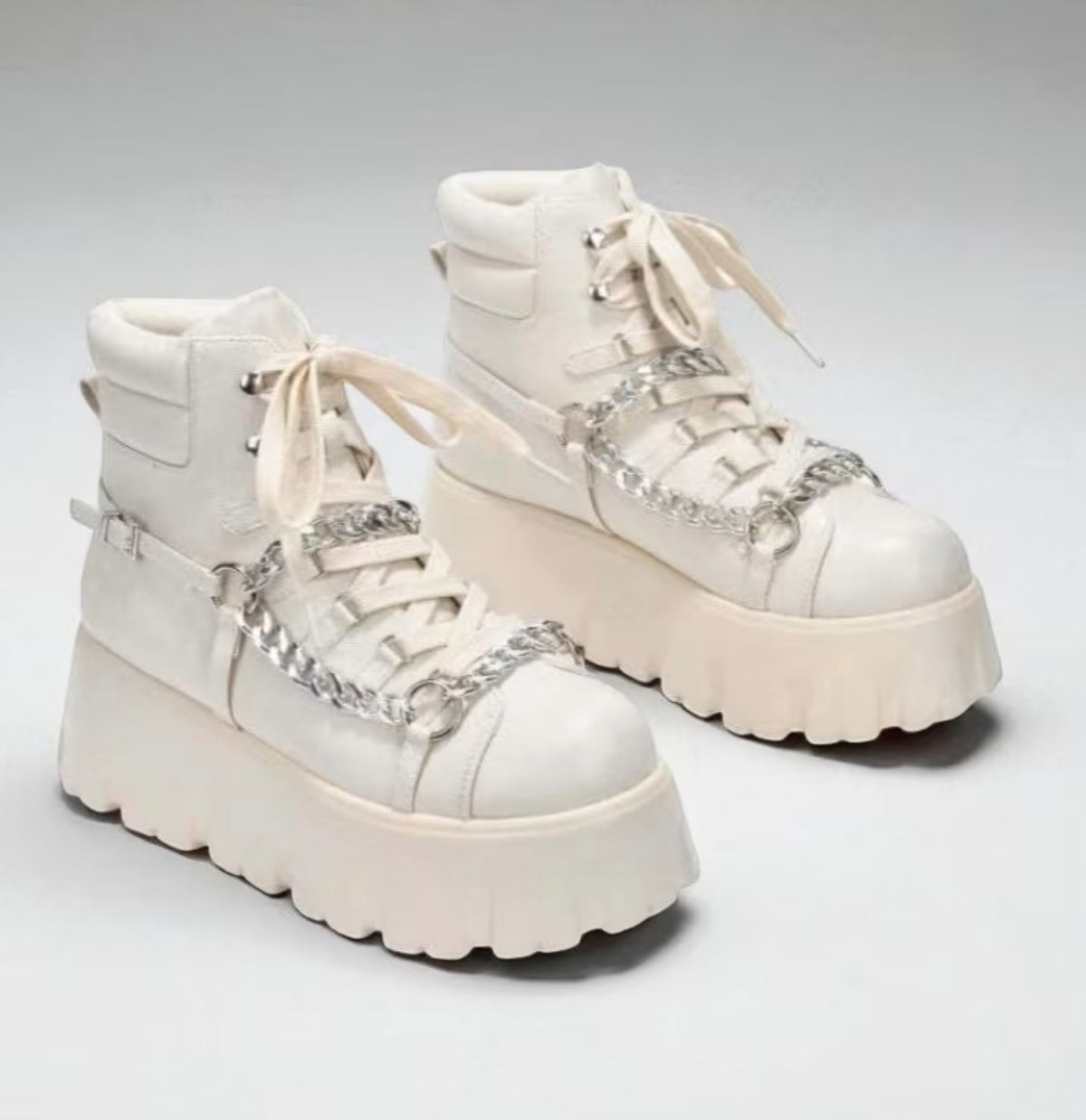 Edgy Platform Combat Boots
