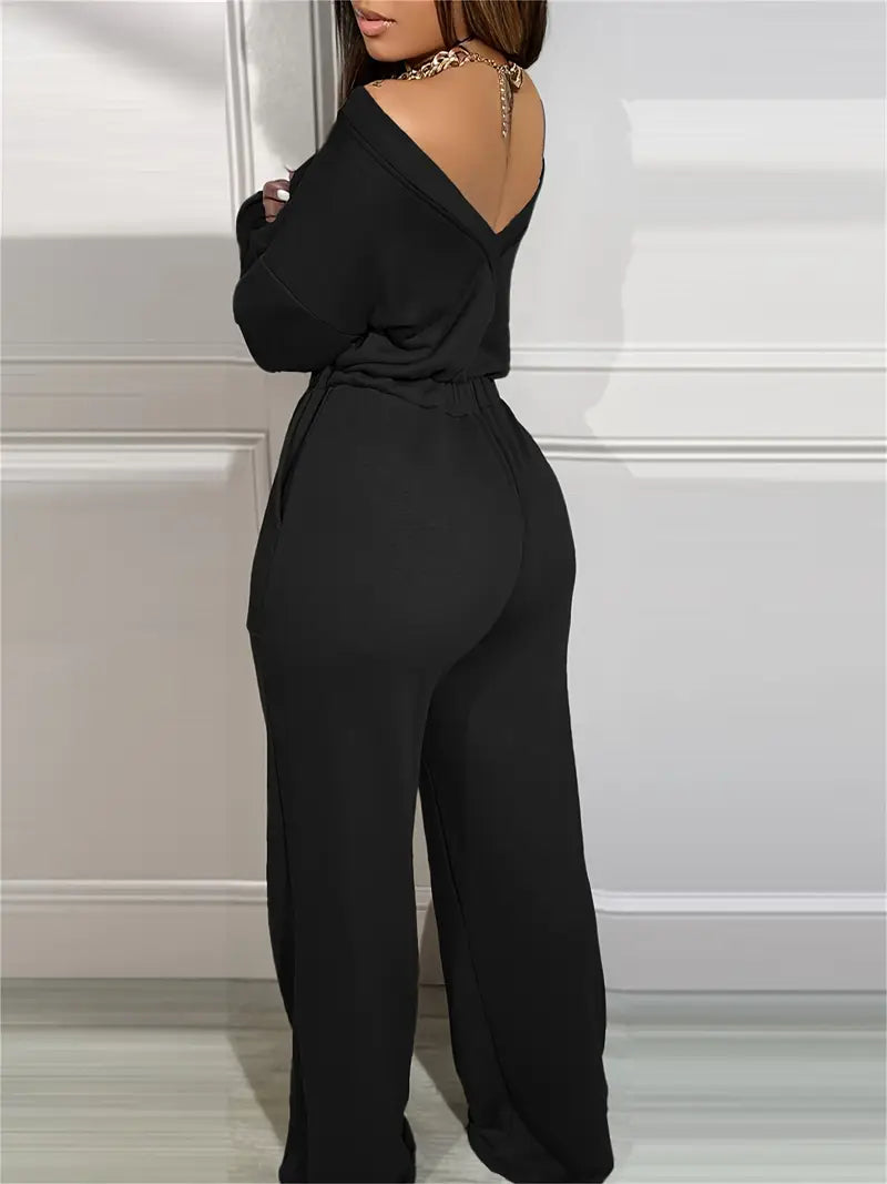 Soft & Elegant Off Shoulder Jumpsuit